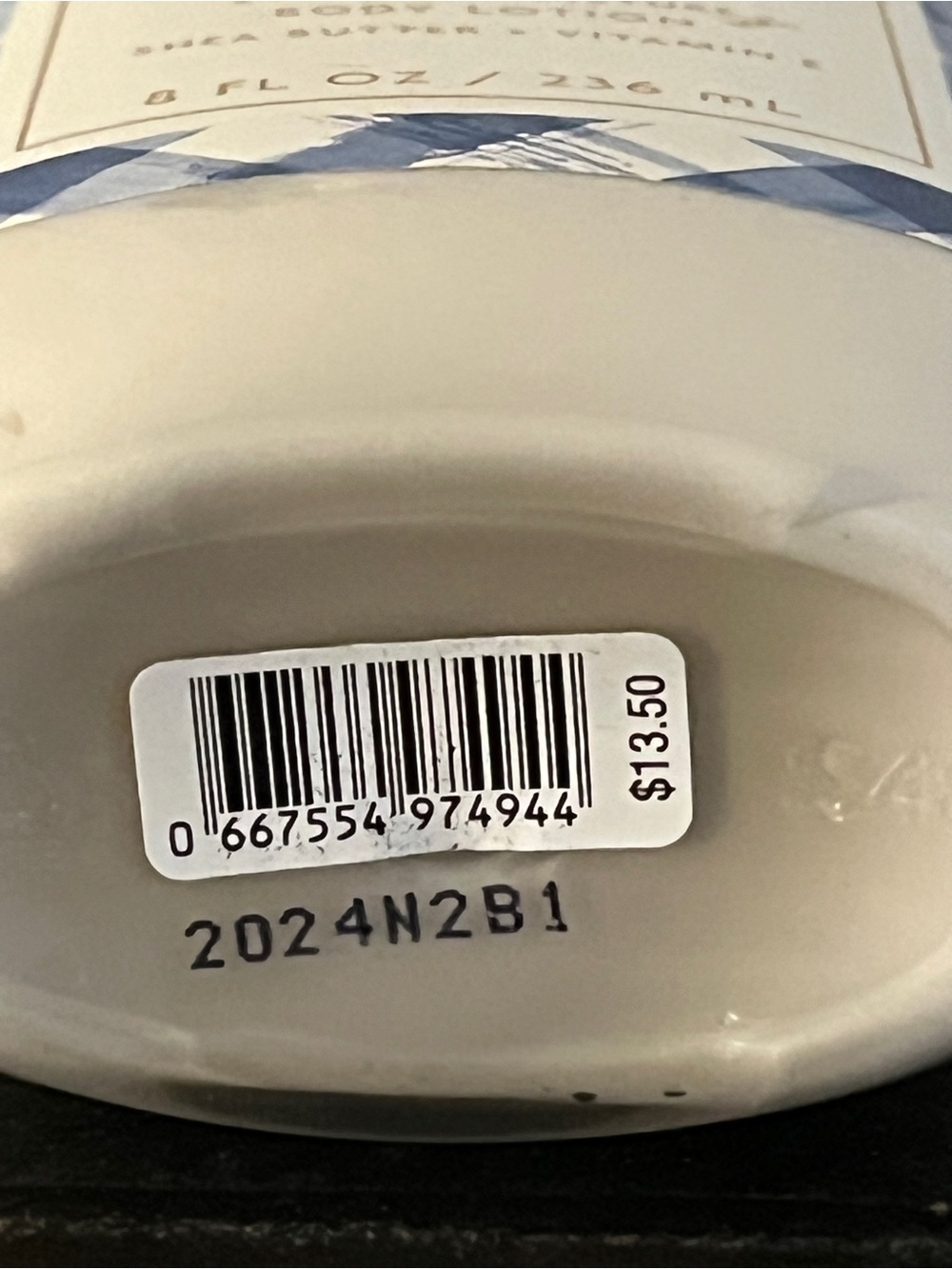 Bath & Body Works Gingham Moisturizing Body Lotion - Blue - Picture 3 of 3